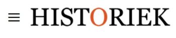 Logo van het blad Historiek